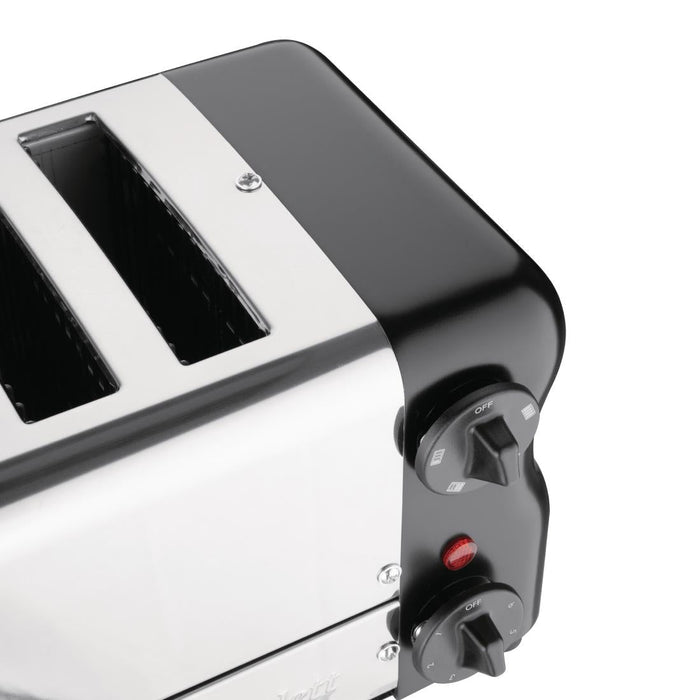 Rowlett Esprit 4 Slot Toaster Jet Black w/2x Additional Elements & Sandwich Cage Rowlett