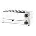 Rowlett Esprit Toaster White 6 Slot w/2x Additional Elements & Sandwich Cage Rowlett