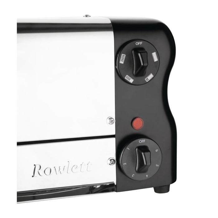 Rowlett Esprit 6 Slot Toaster Jet Black w/2x Additional Elements & Sandwich Cage Rowlett