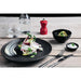 Olympia Fusion Round Black Coupe Plate 270mm (4 Pack) Olympia