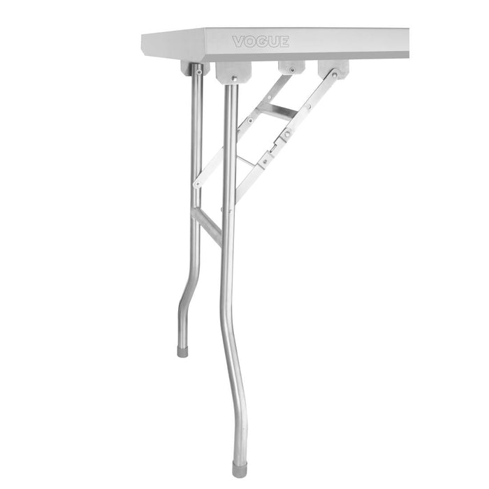 Vogue Stainless Steel Folding Work Table 1830x760x780mm Vogue