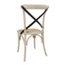 Bolero Bentwood Chairs with Metal Cross Backrest (2 Pack) Bolero