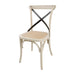 Bolero Bentwood Chairs with Metal Cross Backrest (2 Pack) Bolero