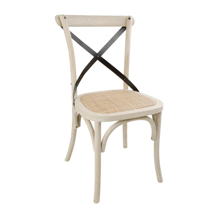 Oak Frame. Rattan Seat. Seat Height: 470mm
