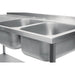 Vogue Fully Assembled Stainless Steel Sink Left Hand Drainer 1800mm Vogue