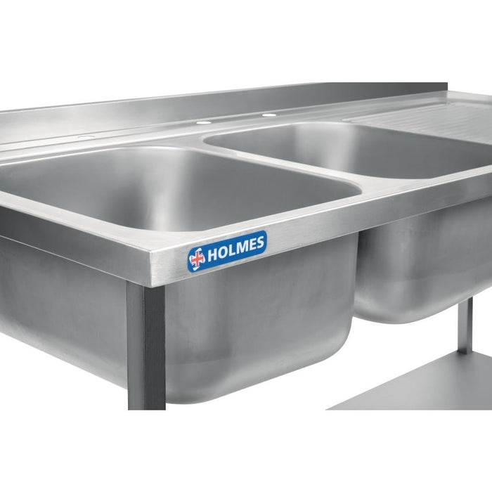 Vogue Fully Assembled Stainless Steel Sink Right Hand Drainer 1800mm Vogue