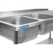 Vogue Fully Assembled Stainless Steel Sink Right Hand Drainer 1500mm Vogue