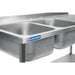 Vogue Fully Assembled Stainless Steel Sink Right Hand Drainer 1800mm Vogue