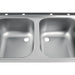 Vogue Fully Assembled Stainless Steel Sink Right Hand Drainer 1800mm Vogue