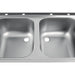 Vogue Fully Assembled Stainless Steel Sink Left Hand Drainer 1500mm Vogue