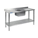 Size: 1800(W) x 650(D)mm | Fully Assembled