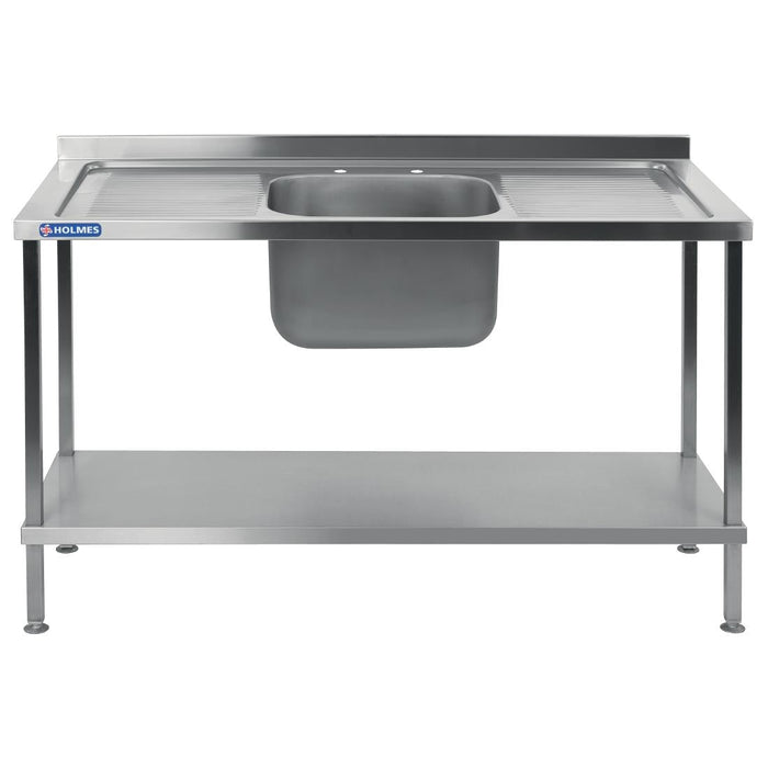 Vogue Stainless Steel Sink Double Drainer 1800mm Vogue