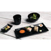 Olympia Kristallon Fusion Melamine Rice Bowls Black 120mm (6 Pack) Olympia