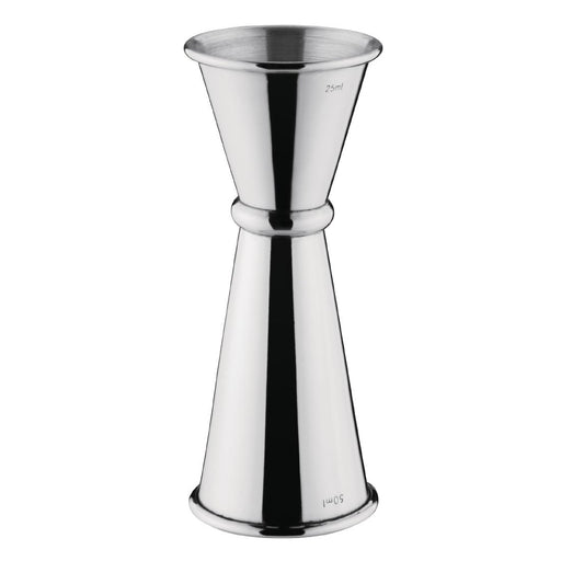 25ml and 50ml measure. Stainless Steel 