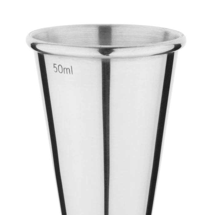 Olympia Banded Jigger Chrome 25ml/50ml Olympia