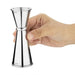Olympia Banded Jigger Chrome 25ml/50ml Olympia