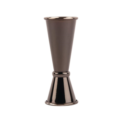 Olympia Banded Jigger Gunmetal 25ml/50ml Olympia
