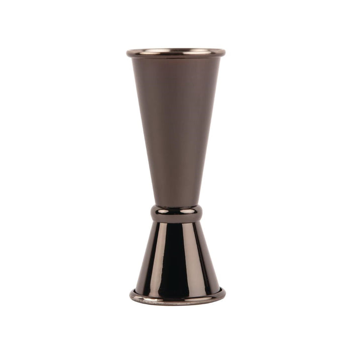 Olympia Banded Jigger Gunmetal 25ml/50ml Olympia