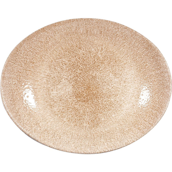 317 x 255mm / 12 1/2" x 10". Garnet orange