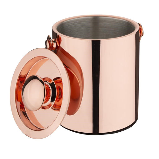 Olympia Double Walled Ice Bucket with Lid 1Ltr Copper Olympia