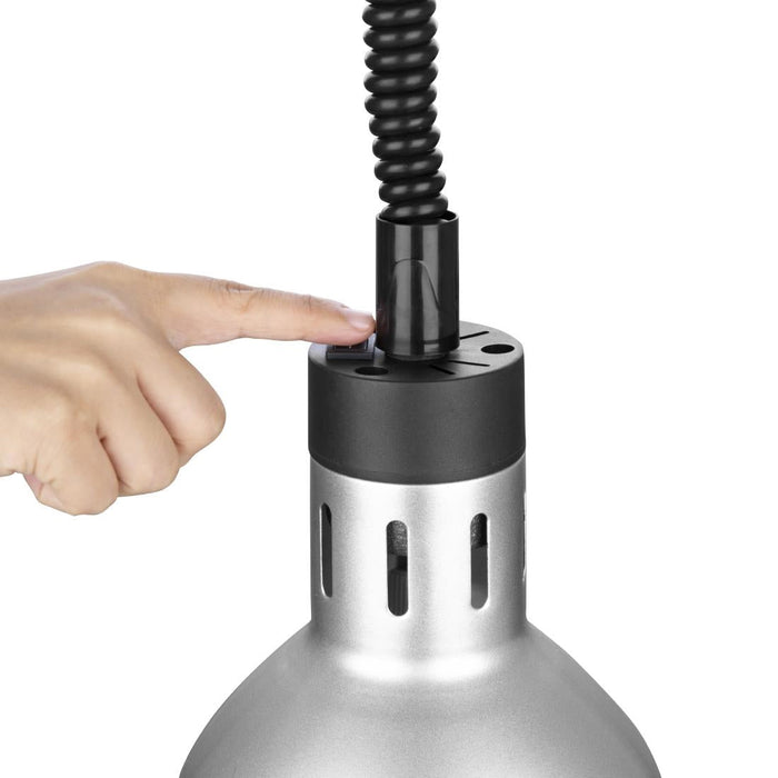 Buffalo Retractable Heat Shade Silver Finish Buffalo