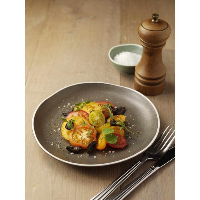 Olympia Chia Plates Charcoal 270mm (6 Pack) Olympia