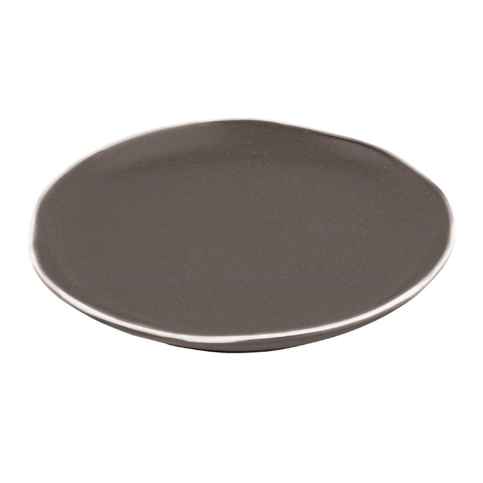 Olympia Chia Plates Charcoal 205mm (6 Pack) Olympia
