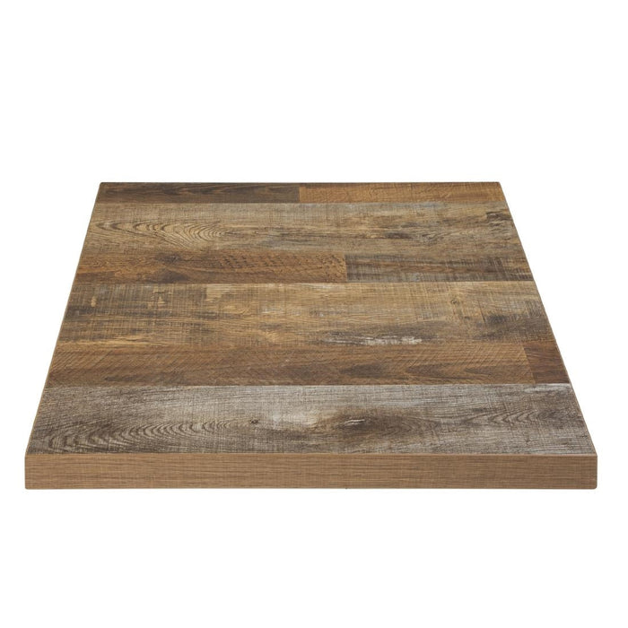 Bolero Pre-Drilled Square Table Top Urban Dark 700mm Bolero