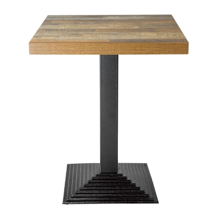 Bolero Pre-Drilled Square Table Top Urban Dark 700mm Bolero