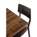 Bolero Pre-Drilled Square Table Top Urban Dark 700mm Bolero