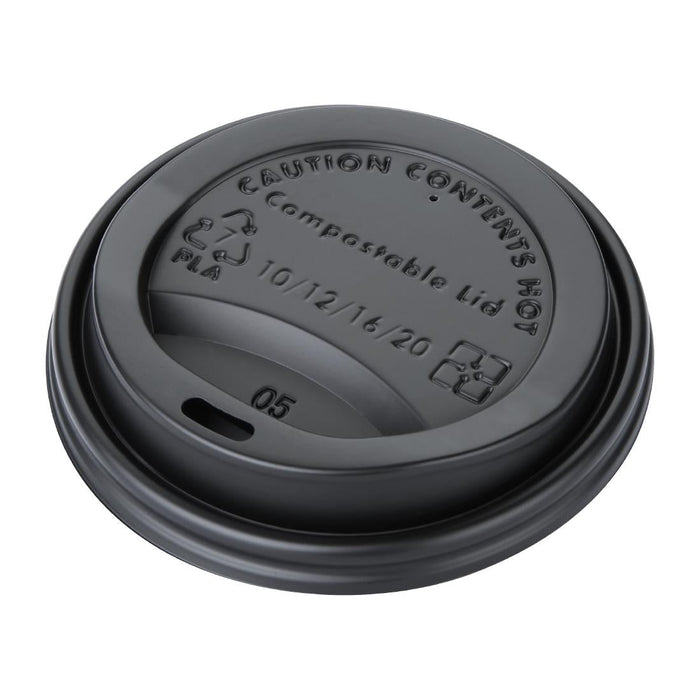 Fiesta Compostable Coffee Cup Lids 340ml / 12oz (50 Pack) Fiesta Compostable