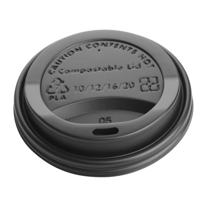 Fiesta Compostable Coffee Cup Lids 340ml / 12oz (50 Pack) Fiesta Compostable