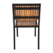 Bolero Steel & Acacia Side Chairs (4 Pack) Bolero