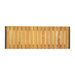 Bolero Rectangular Steel and Acacia Benches 1000mm (2 Pack) Bolero