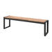 Steel Frame. Wood Top. 450(H)x 1600(W)x 380(D)mm