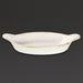Churchill Stonecast Oval Eared Dishes Barley White 232mm (6 Pack) Churchill