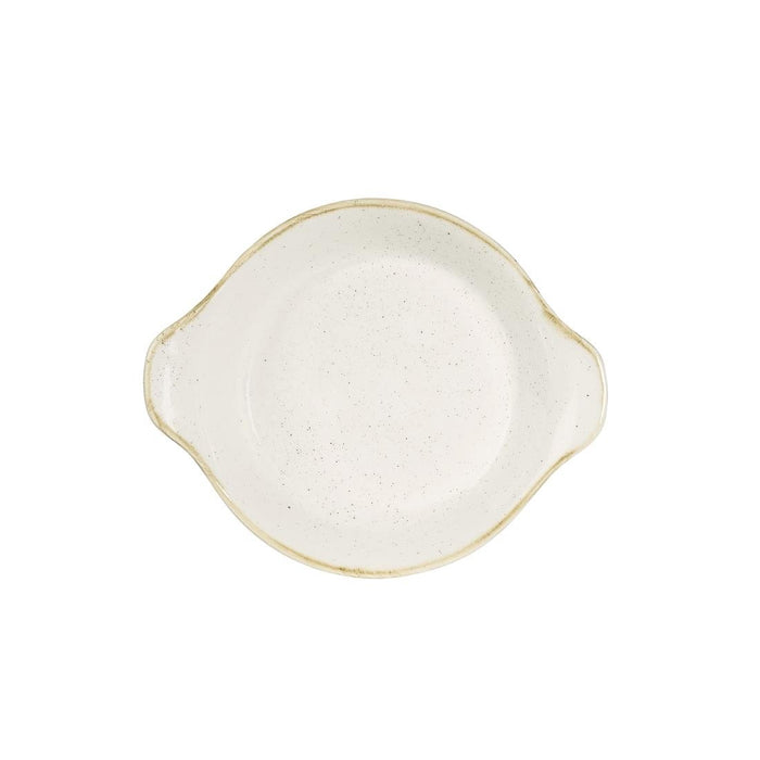 Churchill Stonecast Round Eared Dishes Barley White 180mm (6 Pack) Churchill
