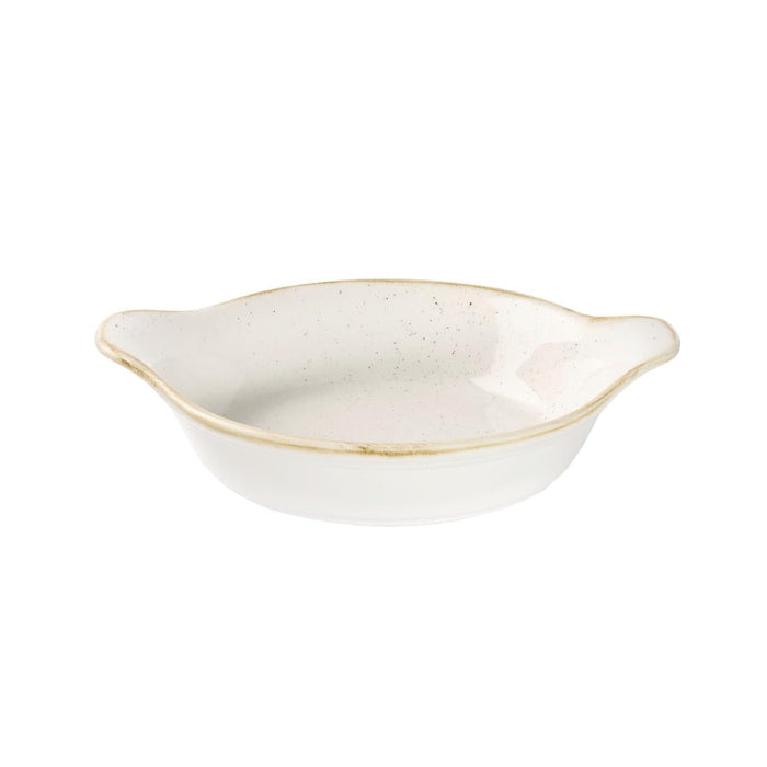 Churchill Stonecast Round Eared Dishes Barley White 215mm (6 Pack) Churchill