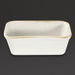 Churchill Stonecast Deep Rectangular Dishes Barley White 160mm (12 Pack) Churchill