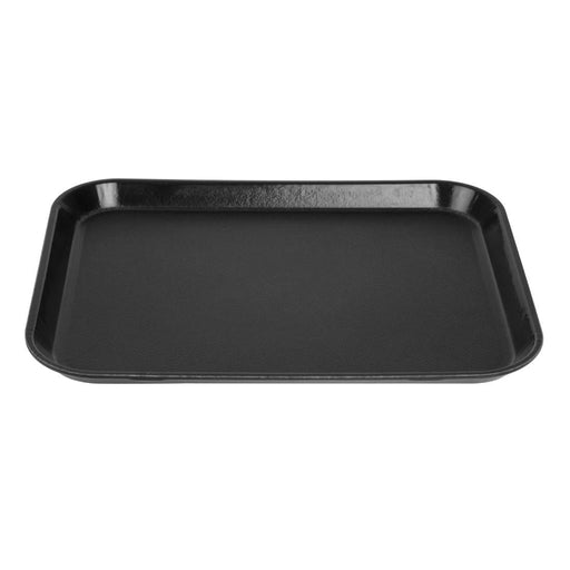 Cambro EpicTread Fibreglass Rectangular Non-Slip Tray Black 350mm Cambro