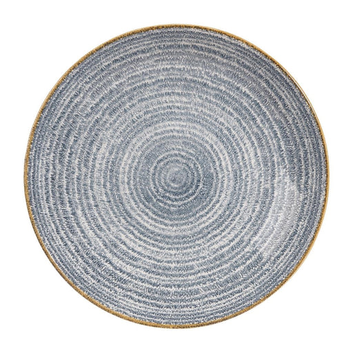 Churchill Studio Prints Homespun Coupe Bowls Slate Blue 248mm (12 Pack) Churchill