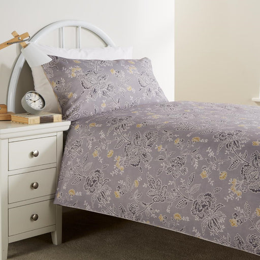 Mitre Essentials Chatsworth Hardwick Slate/Connel Slate Pillowcase - 48x75cm