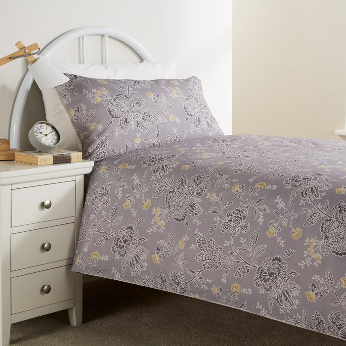 Mitre Essentials Chatsworth Hardwick Slate/Connel Slate Pillowcase - 48x75cm