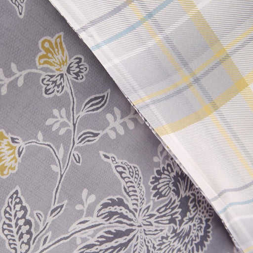 Mitre Essentials Chatsworth Hardwick Slate/Connel Slate Duvet Cover - Single Mitre Essentials