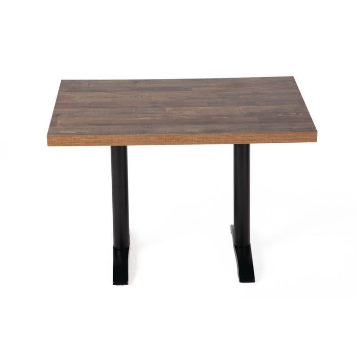 Bolero Pre-Drilled Rectangular Table Top Urban Dark 1100(W) x 700(D)mm Bolero