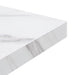 Bolero Pre-Drilled Square Table Top Marble Effect 600mm Bolero