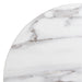 Bolero Pre-drilled Round Table Top Marble Effect 600mm Bolero