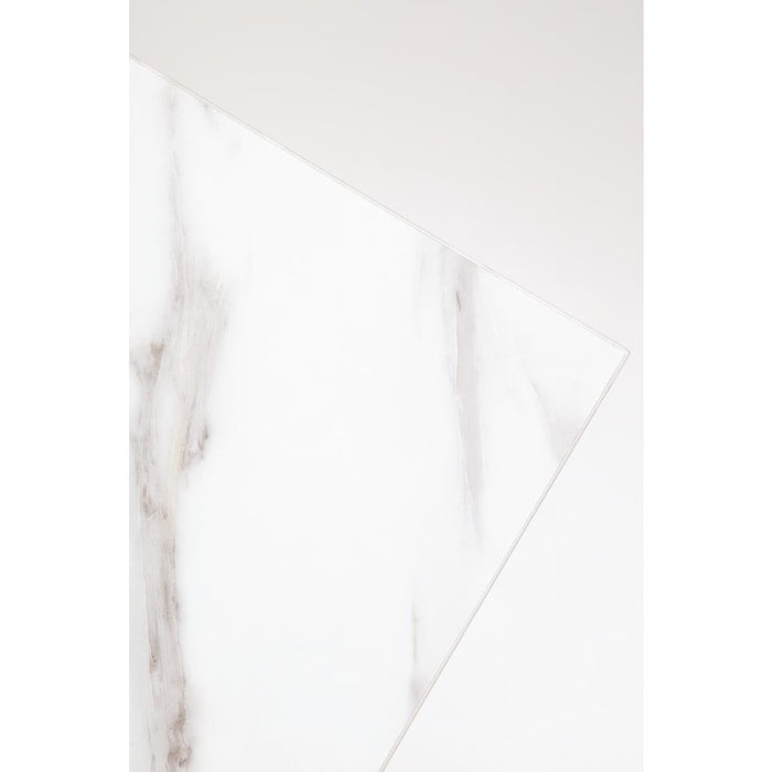 Bolero Pre-Drilled Rectangular Table Top Marble Effect 700mm Bolero