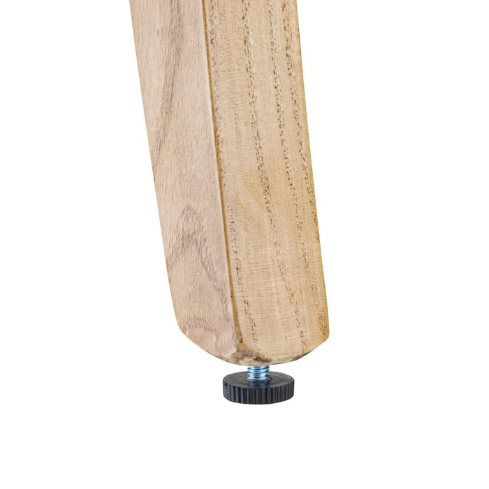 Bolero Chiswick Button Dining Chairs Tan Leather (2 Pack) Bolero