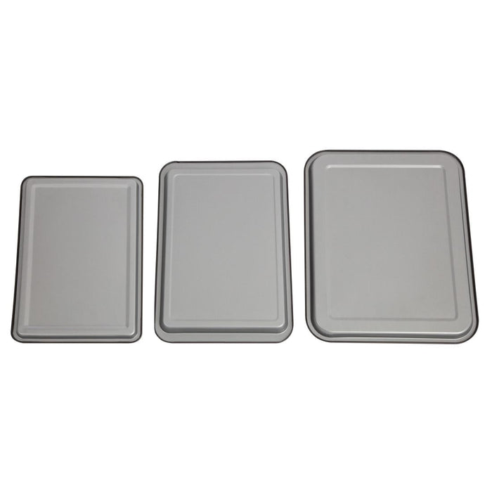 Nisbets Essentials Non Stick Baking Trays (3 Pack) Nisbets Essentials